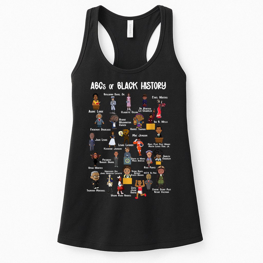 ABCs Of Black History Womens Tank Top