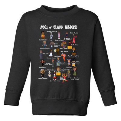 ABCs Of Black History Toddler Sweatshirt