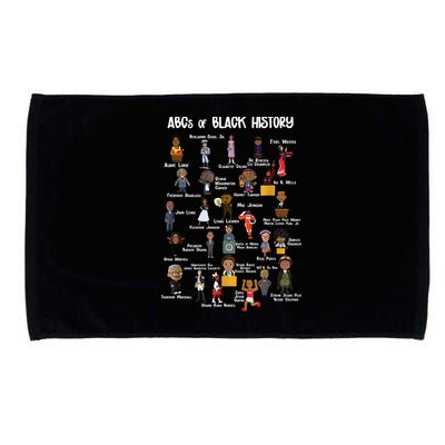 ABCs Of Black History Microfiber Hand Towel