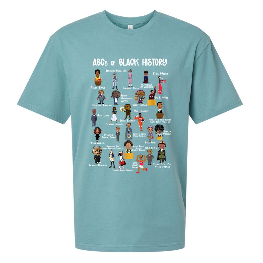 ABCs Of Black History Sueded Cloud Jersey T-Shirt