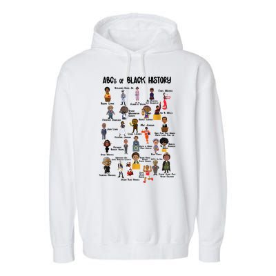 ABCs Of Black History Garment-Dyed Fleece Hoodie