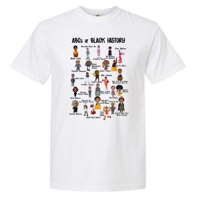 ABCs Of Black History Garment-Dyed Heavyweight T-Shirt