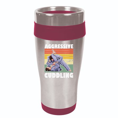 Anatomy Of Brazilian Jiu Jitsu Martial Arts BJJ Gift 16oz Travel Tumbler