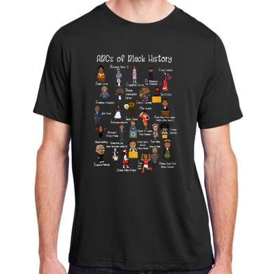 ABCs of Black History Month Original Juneteenth Adult ChromaSoft Performance T-Shirt