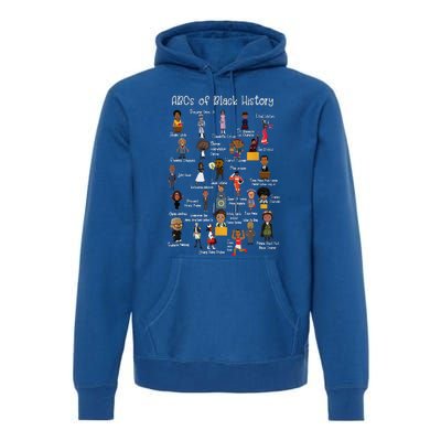 ABCs of Black History Month Original Juneteenth Premium Hoodie