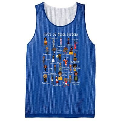 ABCs of Black History Month Original Juneteenth Mesh Reversible Basketball Jersey Tank