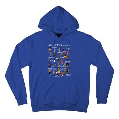 ABCs of Black History Month Original Juneteenth Tall Hoodie