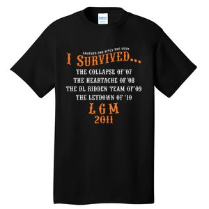 Another One Bites The Dust I Survived Lgm 2011 Tall T-Shirt