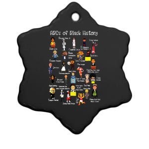 Abcs Of Black History Month Shirts Original Juneteenth Ceramic Star Ornament