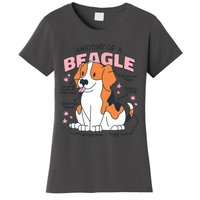 Anatomy Of Beagle Lovers Cool Mom Dog Pet Women's T-Shirt