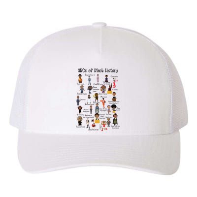 ABCs Of Black History Month Pride Women Men Teacher Giftmin Yupoong Adult 5-Panel Trucker Hat