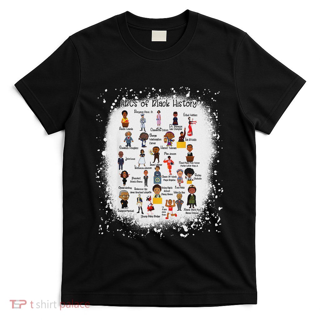 AbcS Of Black History Month Pride Women Teacher T-Shirt
