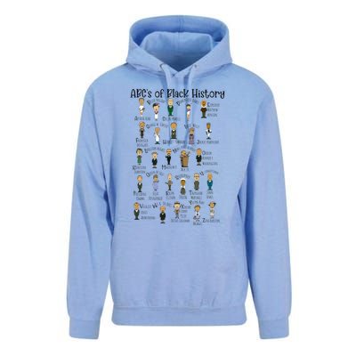 Abcs Of Black History Month Pride For Women Teacher Gift Unisex Surf Hoodie