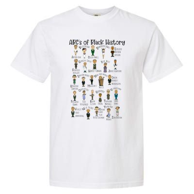 Abcs Of Black History Month Pride For Women Teacher Gift Garment-Dyed Heavyweight T-Shirt