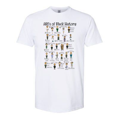 Abcs Of Black History Month Pride For Women Teacher Gift Softstyle CVC T-Shirt