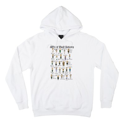 Abcs Of Black History Month Pride For Women Teacher Gift Hoodie