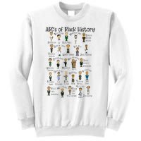 Abcs Of Black History Month Pride For Women Teacher Gift Sweatshirt