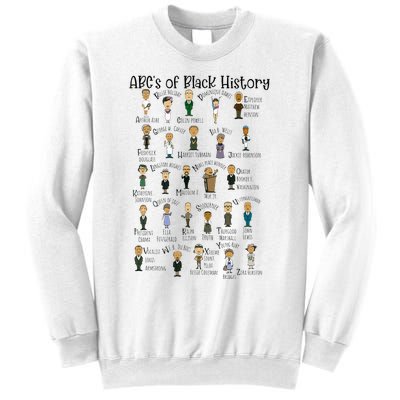 Abcs Of Black History Month Pride For Women Teacher Gift Sweatshirt