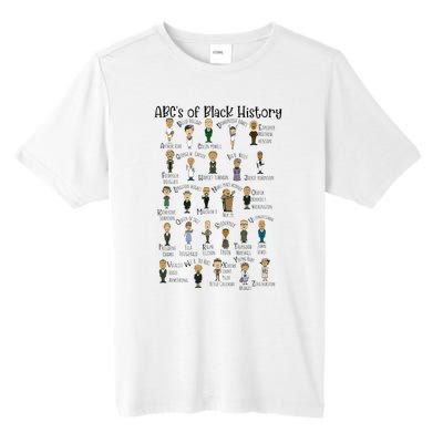 Abcs Of Black History Month Pride For Women Teacher Gift Tall Fusion ChromaSoft Performance T-Shirt