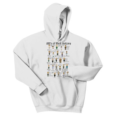 Abcs Of Black History Month Pride For Women Teacher Gift Kids Hoodie