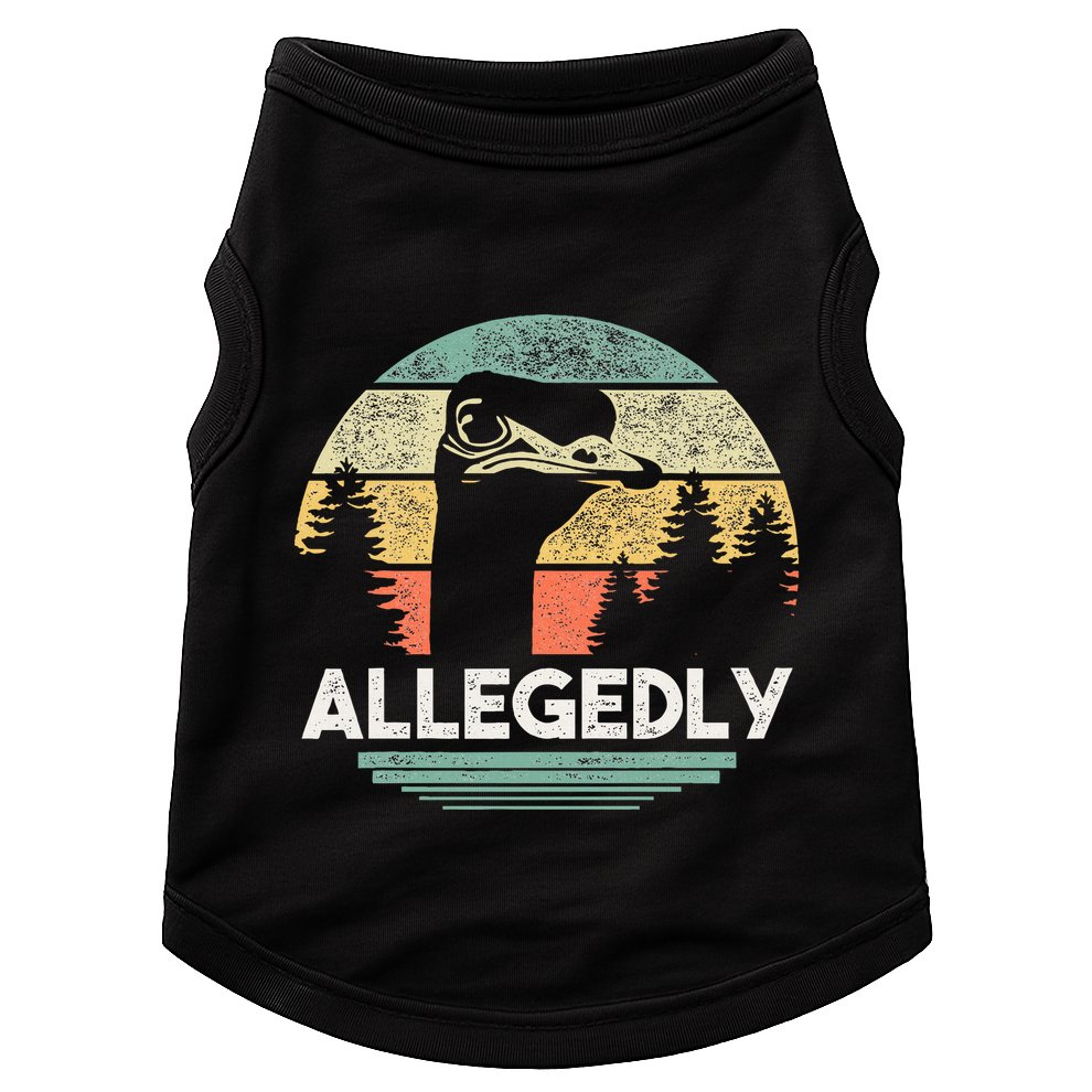 Allegedly Ostrich Bird Lover Doggie Tank