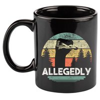 Allegedly Ostrich Bird Lover 11oz C Handle Ceramic Mug