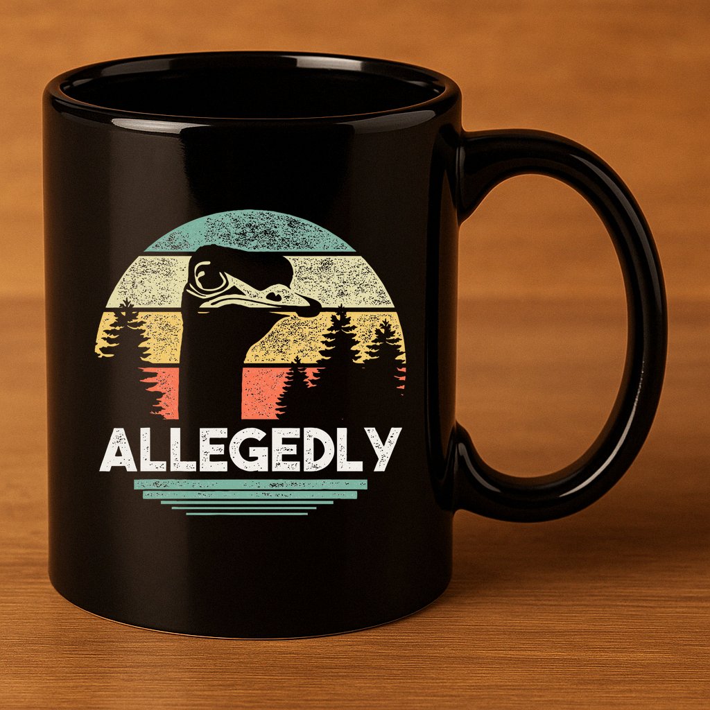 Allegedly Ostrich Bird Lover 11oz C Handle Ceramic Mug