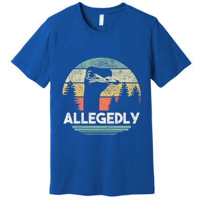 Allegedly Ostrich Bird Lover Premium T-Shirt