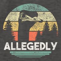 Allegedly Ostrich Bird Lover Vector Backpack