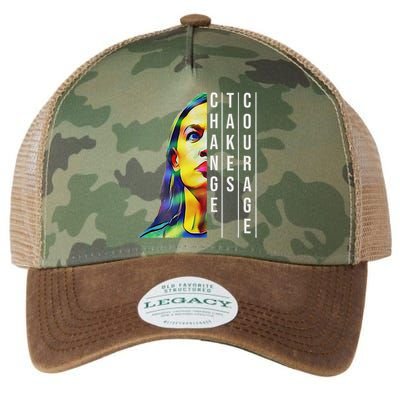 Alexandria Ocasio Cortez Aoc Feminist Political Legacy Tie Dye Trucker Hat