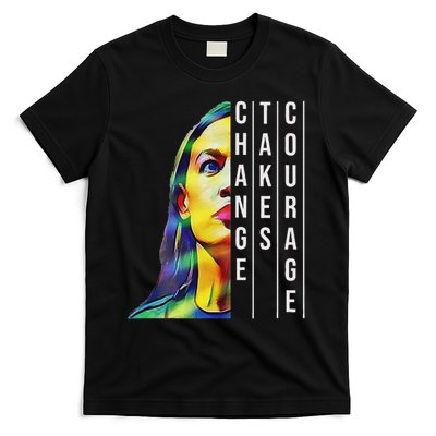 Alexandria Ocasio Cortez Aoc Feminist Political T-Shirt
