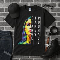 Alexandria Ocasio Cortez Aoc Feminist Political Tall T-Shirt