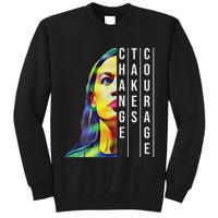 Alexandria Ocasio Cortez Aoc Feminist Political Tall Sweatshirt