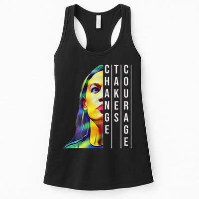 Alexandria Ocasio Cortez Aoc Feminist Political Womens Tank Top
