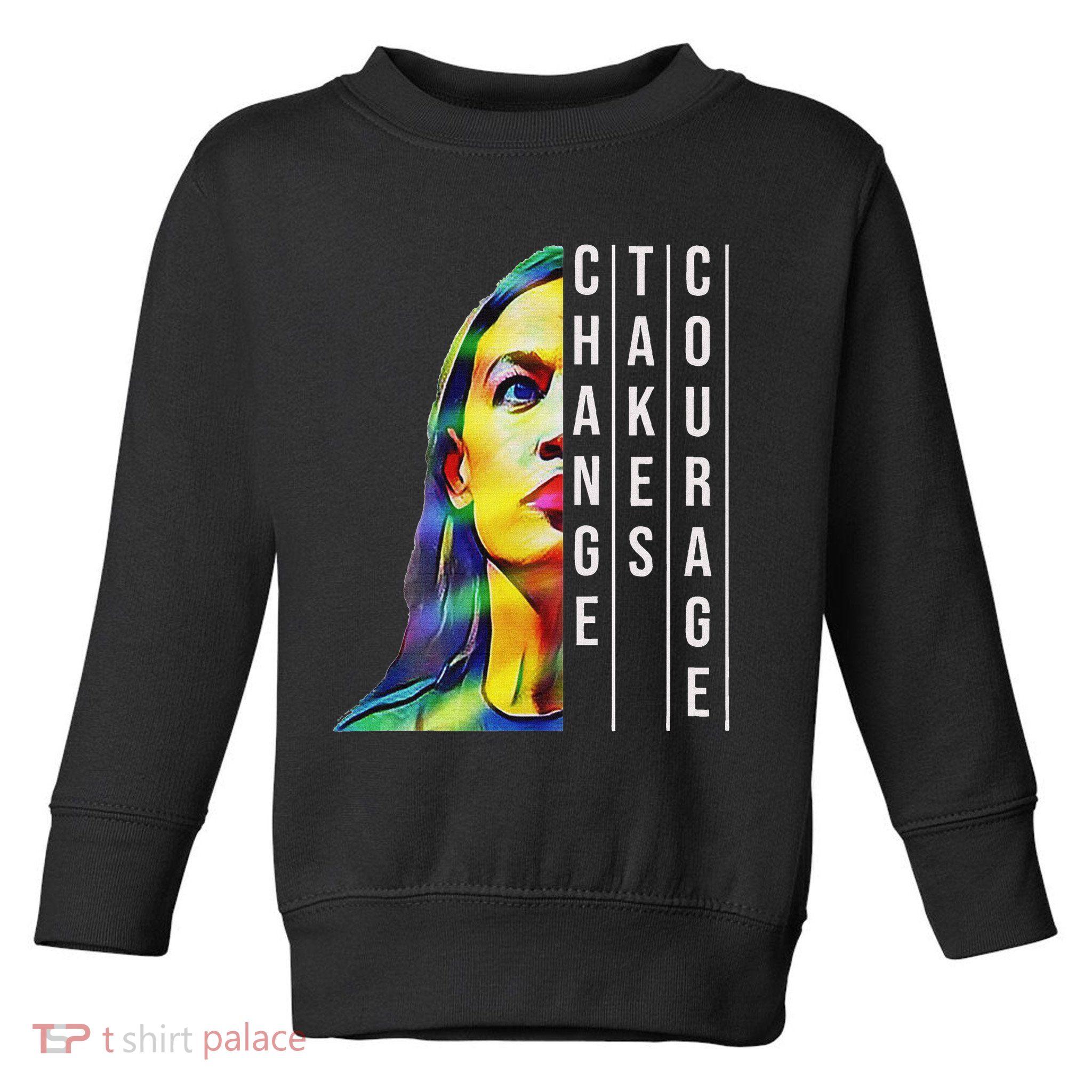 Alexandria Ocasio Cortez Aoc Feminist Political Toddler Sweatshirt