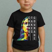 Alexandria Ocasio Cortez Aoc Feminist Political Toddler T-Shirt