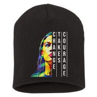 Alexandria Ocasio Cortez Aoc Feminist Political Short Acrylic Beanie