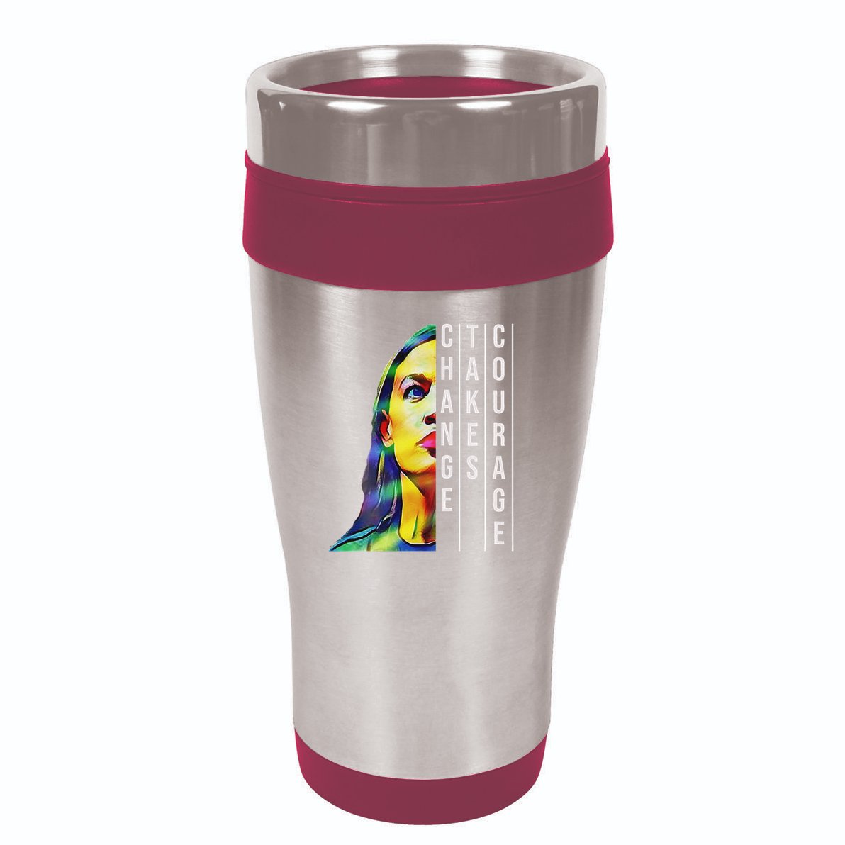 Alexandria Ocasio Cortez Aoc Feminist Political 16oz Travel Tumbler