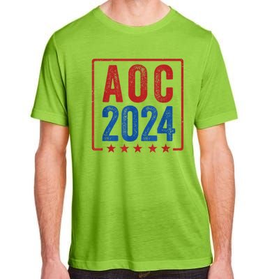 Alexandria Ocasio Cortez For President AOC 2024 Election Adult ChromaSoft Performance T-Shirt