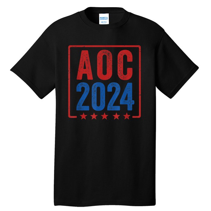 Alexandria Ocasio Cortez For President AOC 2024 Election Tall T-Shirt