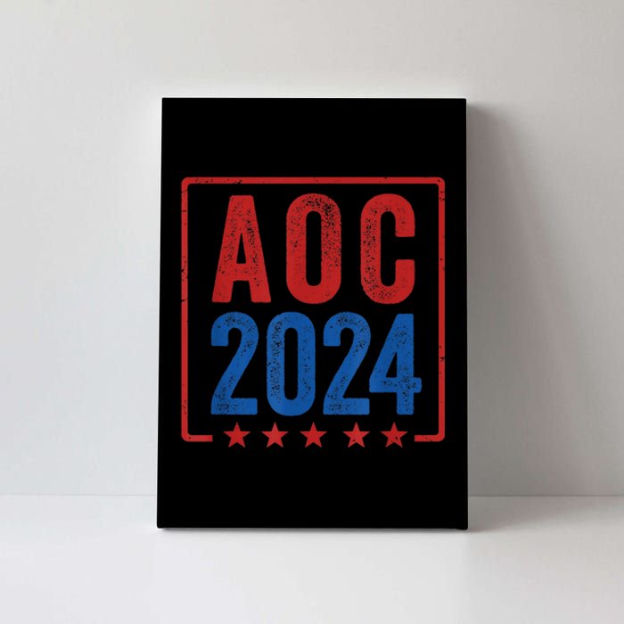 Alexandria Ocasio Cortez For President AOC 2024 Election Canvas