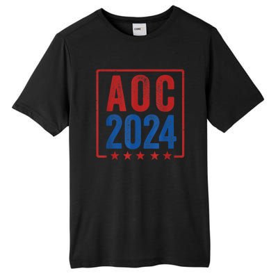 Alexandria Ocasio Cortez For President AOC 2024 Election Tall Fusion ChromaSoft Performance T-Shirt