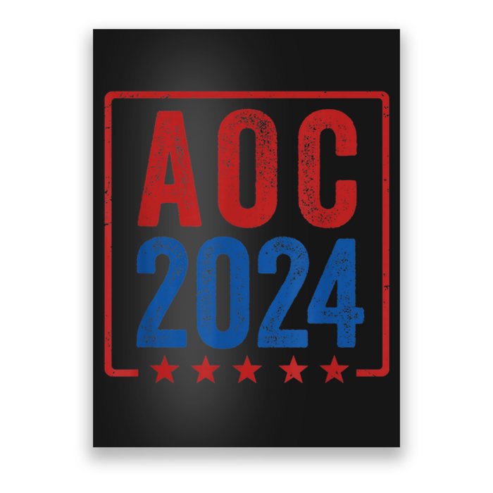 Alexandria Ocasio Cortez For President AOC 2024 Election Poster