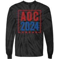 Alexandria Ocasio Cortez For President AOC 2024 Election Tie-Dye Long Sleeve Shirt