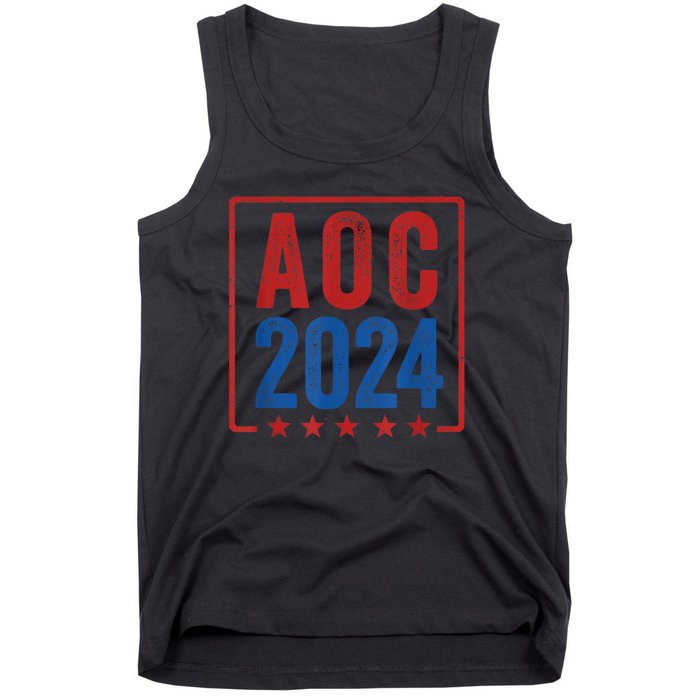 Alexandria Ocasio Cortez For President AOC 2024 Election Tank Top