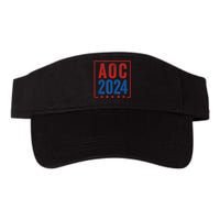 Alexandria Ocasio Cortez For President AOC 2024 Election Valucap Bio-Washed Visor