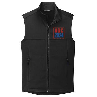 Alexandria Ocasio Cortez For President AOC 2024 Election Collective Smooth Fleece Vest