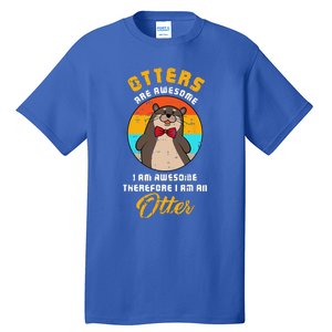 Awesome Otter Costume Cute Easy Animal Zoo Halloween Gift Tall T-Shirt