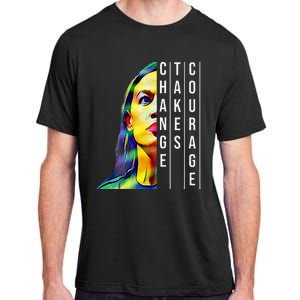 Alexandria Ocasio Cortez Aoc Feminist Political Adult ChromaSoft Performance T-Shirt