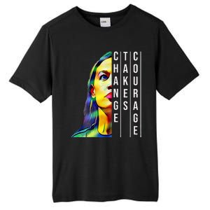 Alexandria Ocasio Cortez Aoc Feminist Political Tall Fusion ChromaSoft Performance T-Shirt